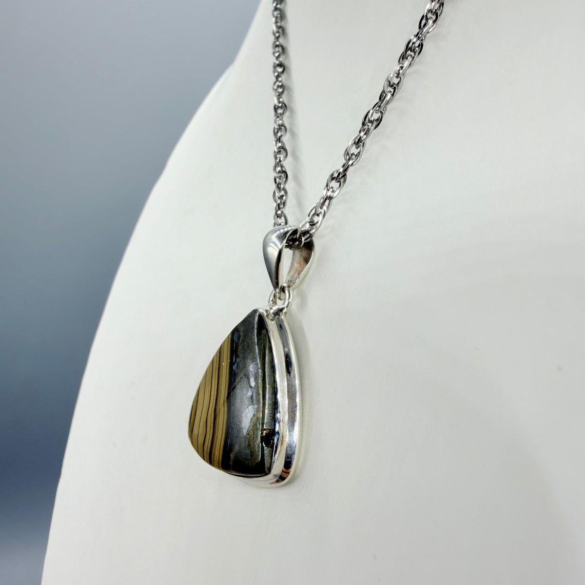 Ciondolo Schalenblende Argento 925 - Triangolo