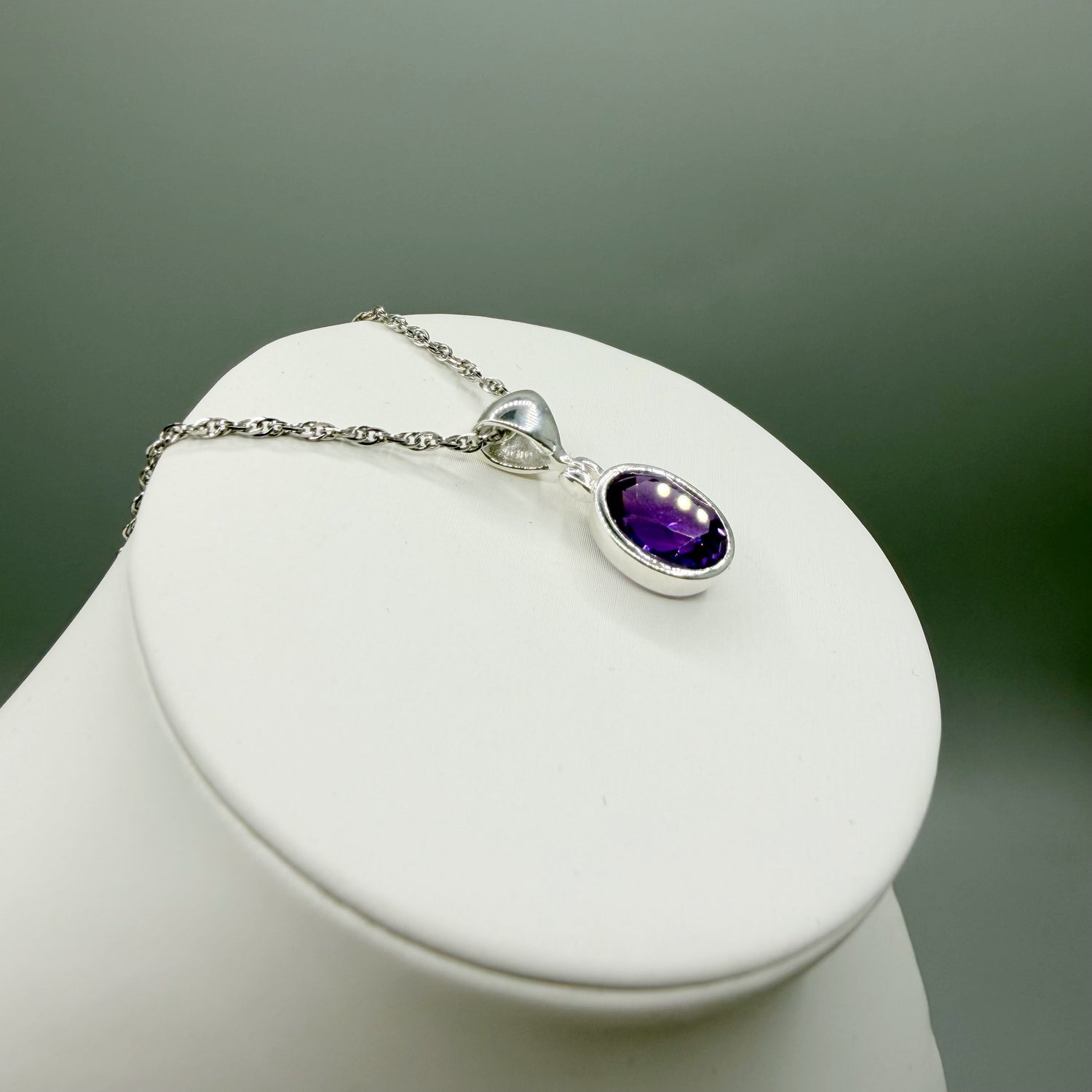 Ciondolo Ametista Argento 925