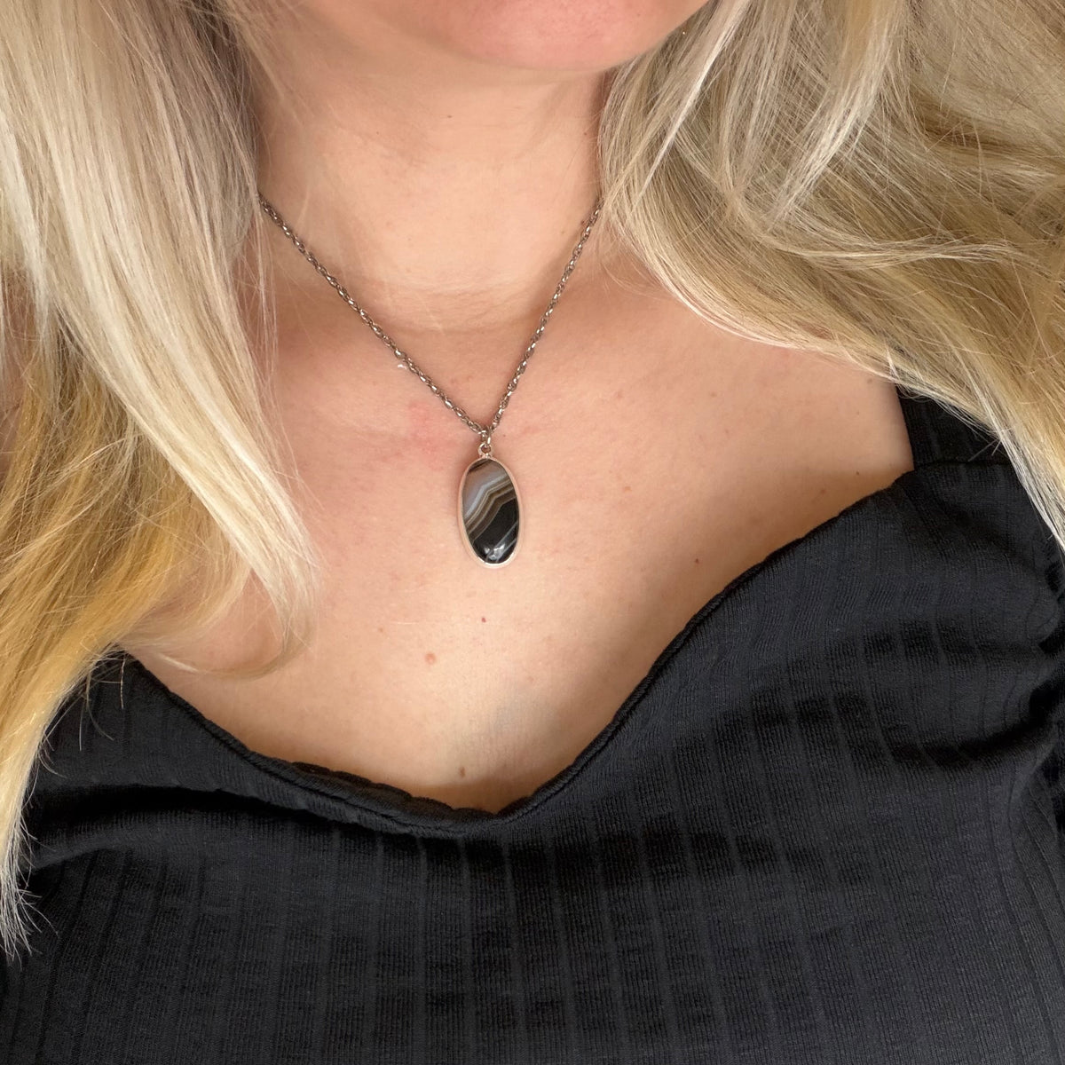 Ciondolo Occhio di Shiva Argento 925 - Ovale piccolo