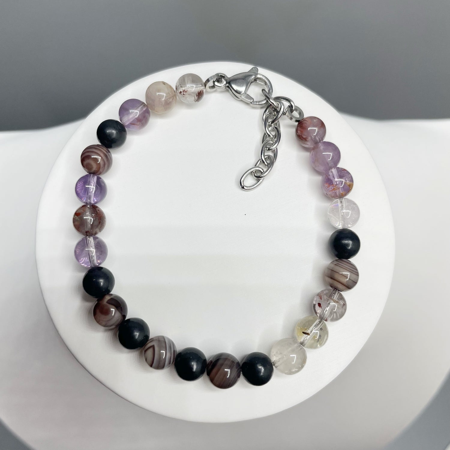 Bracciale Amuleto Protettivo - Occhio di Shiva, Shungite, Super Seven - LIMITED EDITION
