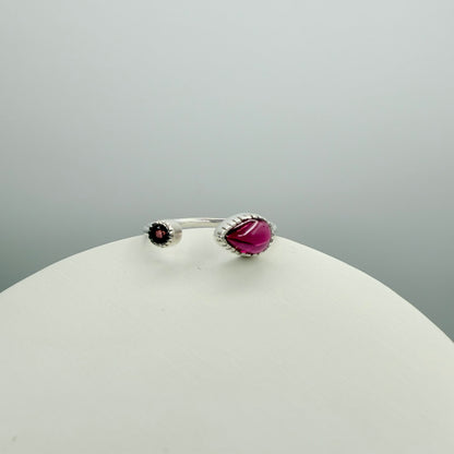 Anello Granato Argento 925