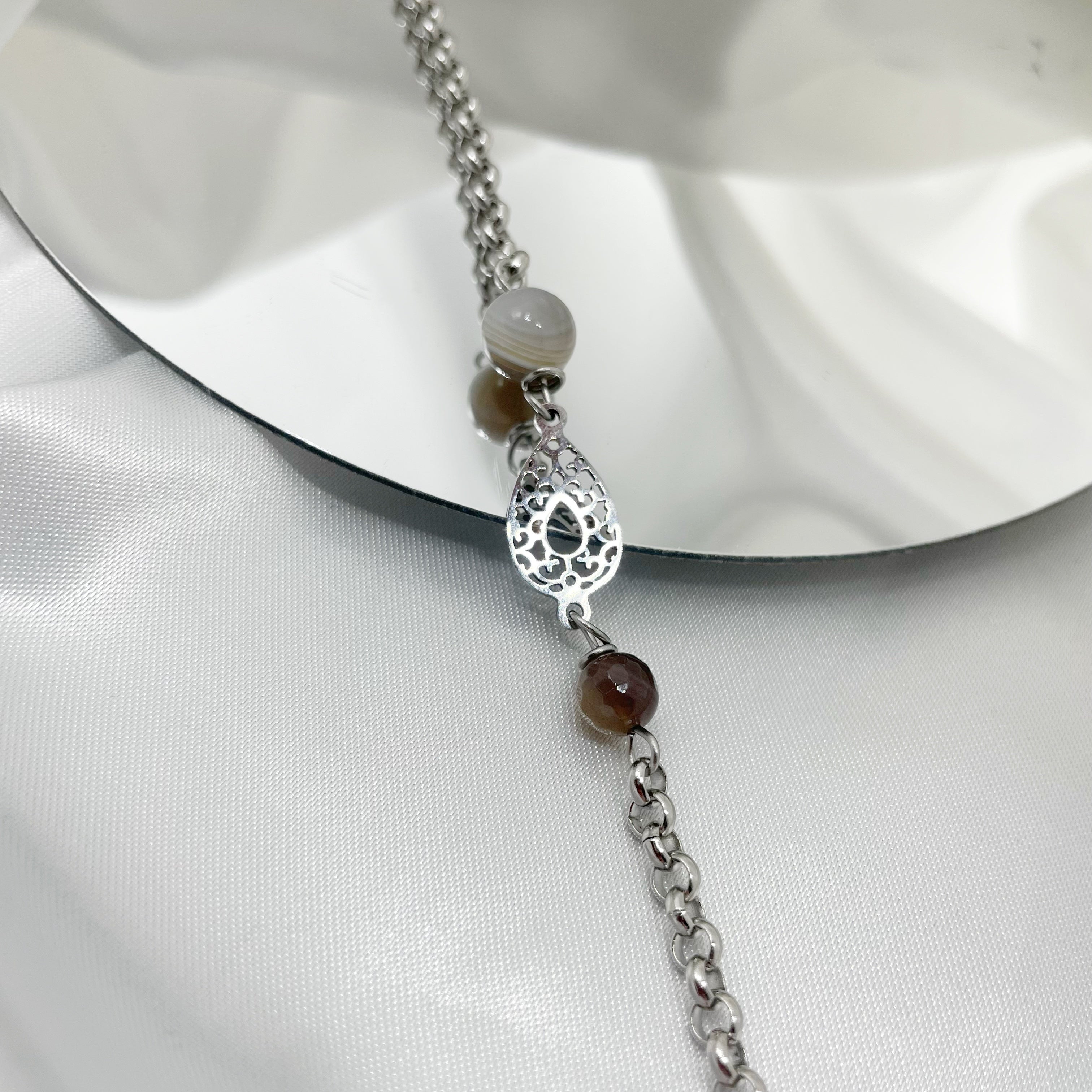 Bracciale Occhio di Shiva - Agata Botswana - LIMITED EDITION