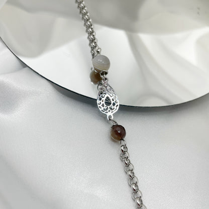 Bracciale Occhio di Shiva - Agata Botswana - LIMITED EDITION
