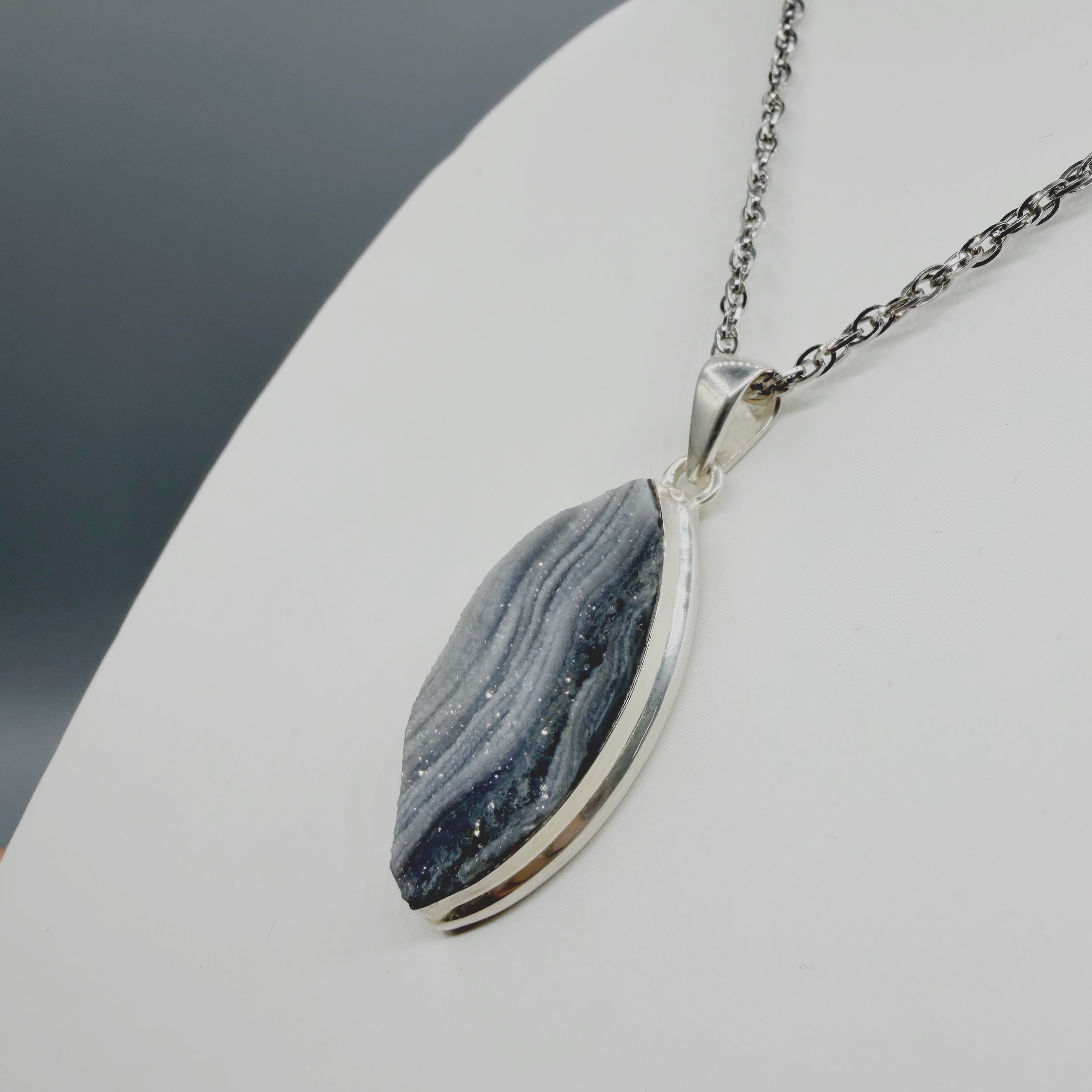 Ciondolo Desert Druzy Argento 925