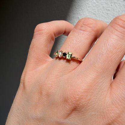 Anello Ritual | Argento 925 placcato oro 14k - NON REGOLABILE
