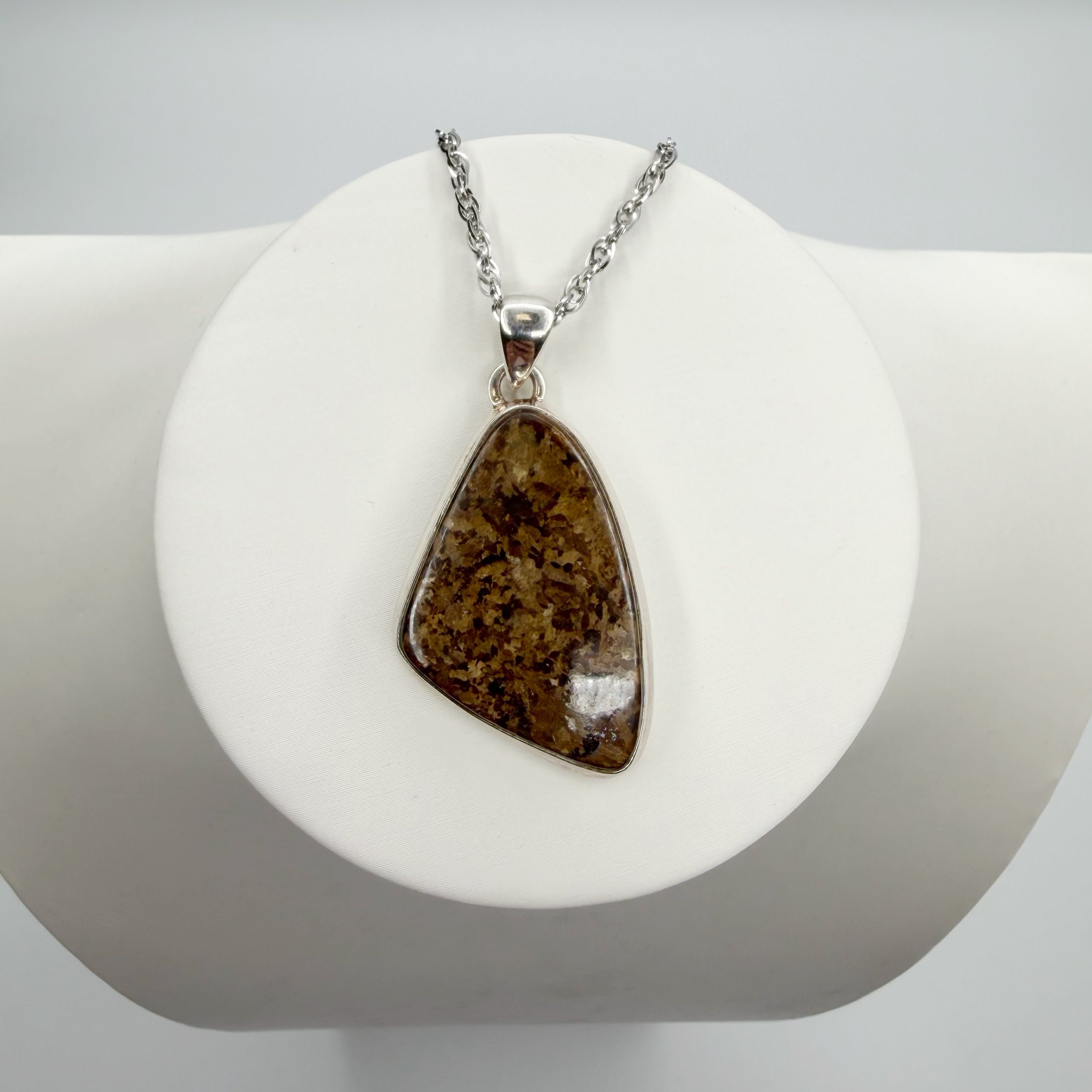 Ciondolo Bronzite - Argento 925