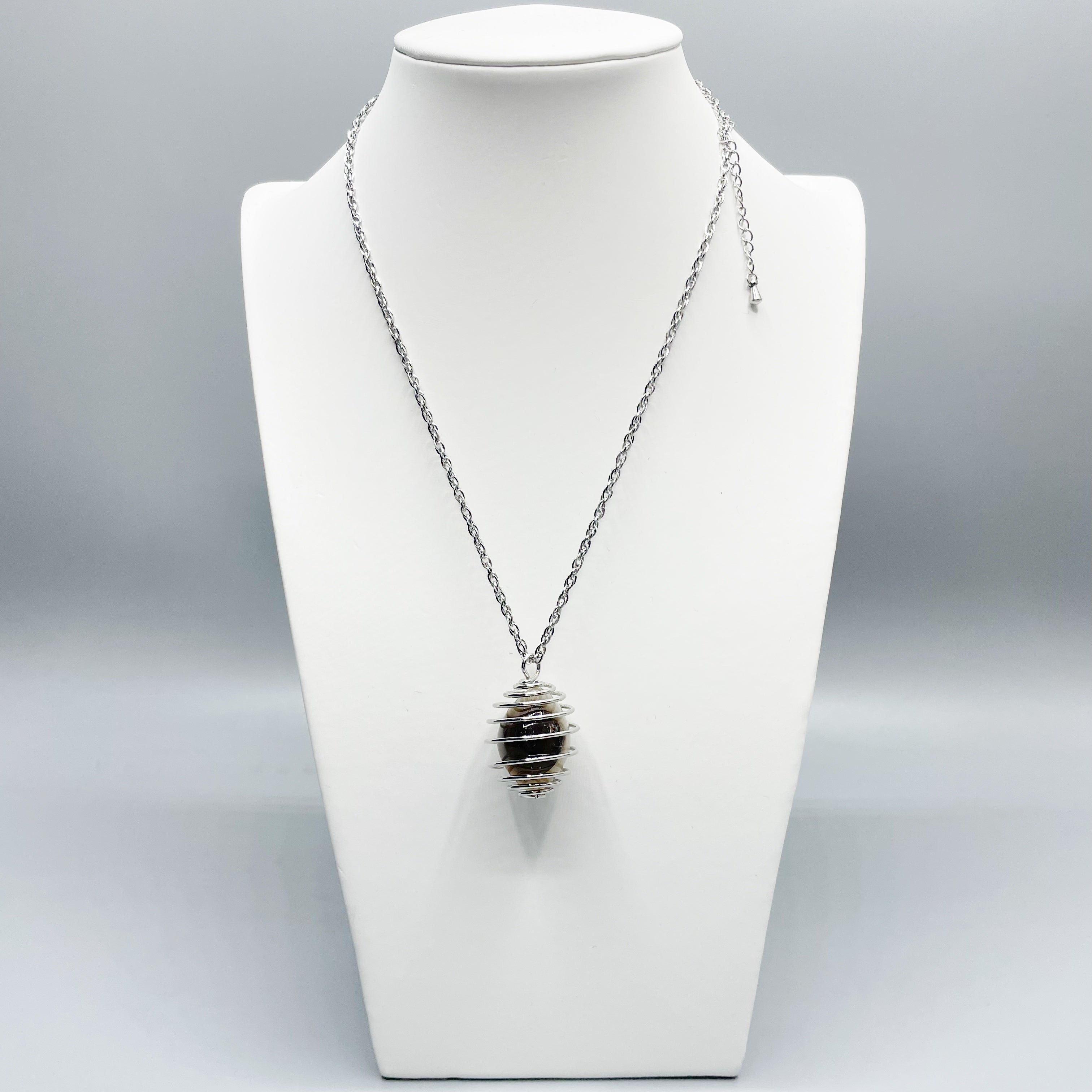 Collana Occhio di Shiva con Gabbietta - Acciaio Inossidabile