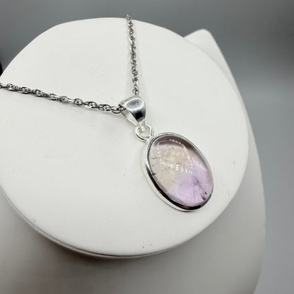 Ciondolo Ametrino e Argento 925 - Ovale