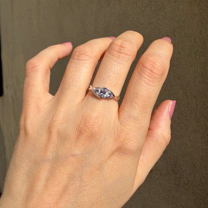 Anello Tanzanite Queen | Argento 925 - NON REGOLABILE