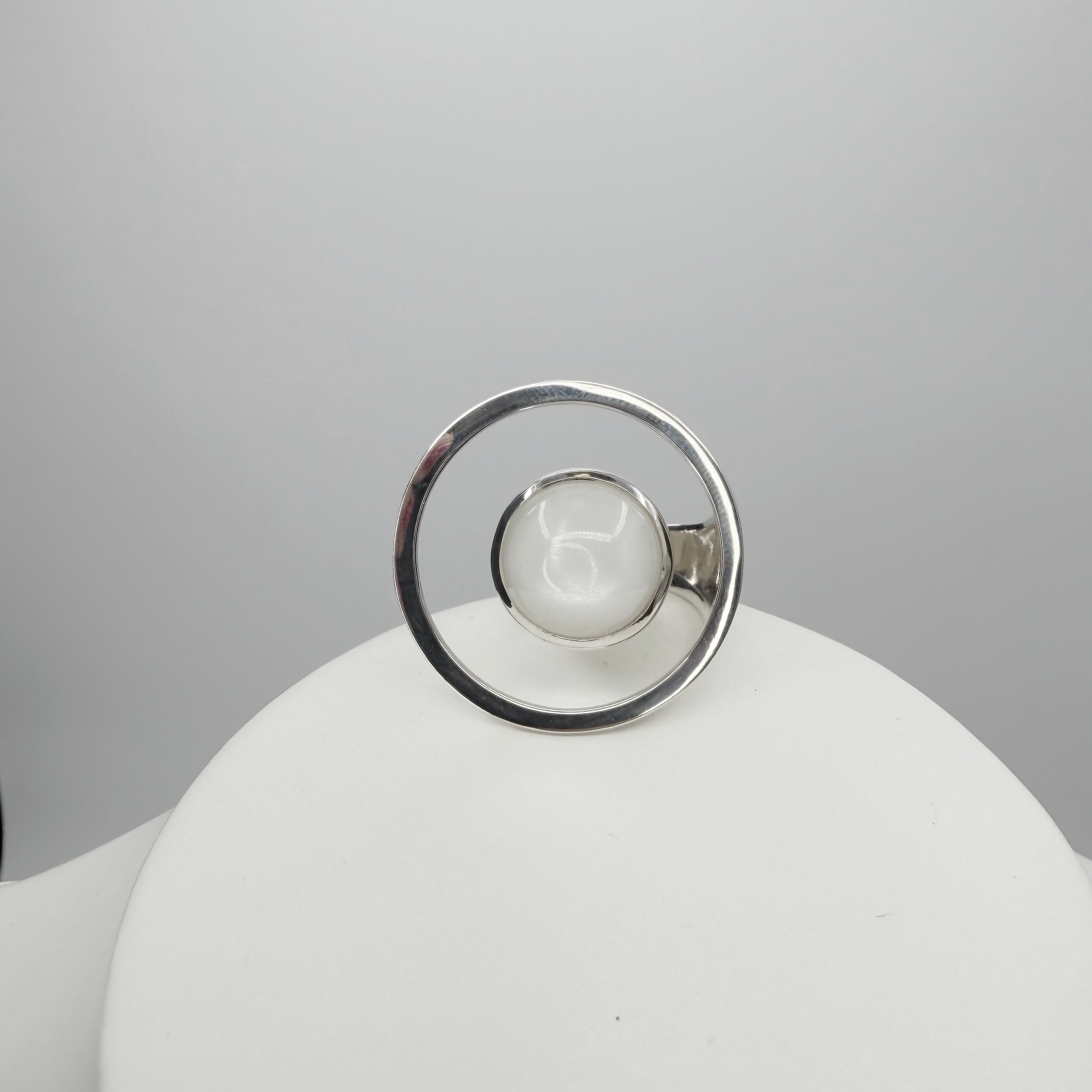 Anello Essential Pietra di Luna e Argento 925