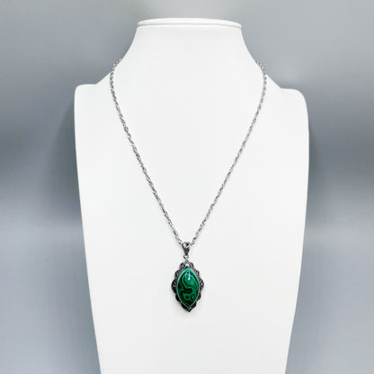 Ciondolo Malachite - Argento 925