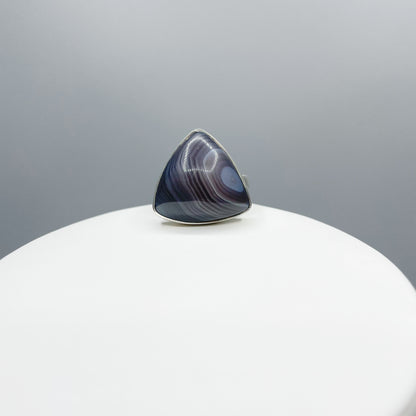 Anello Occhio di Shiva - Argento 925 - triangolare