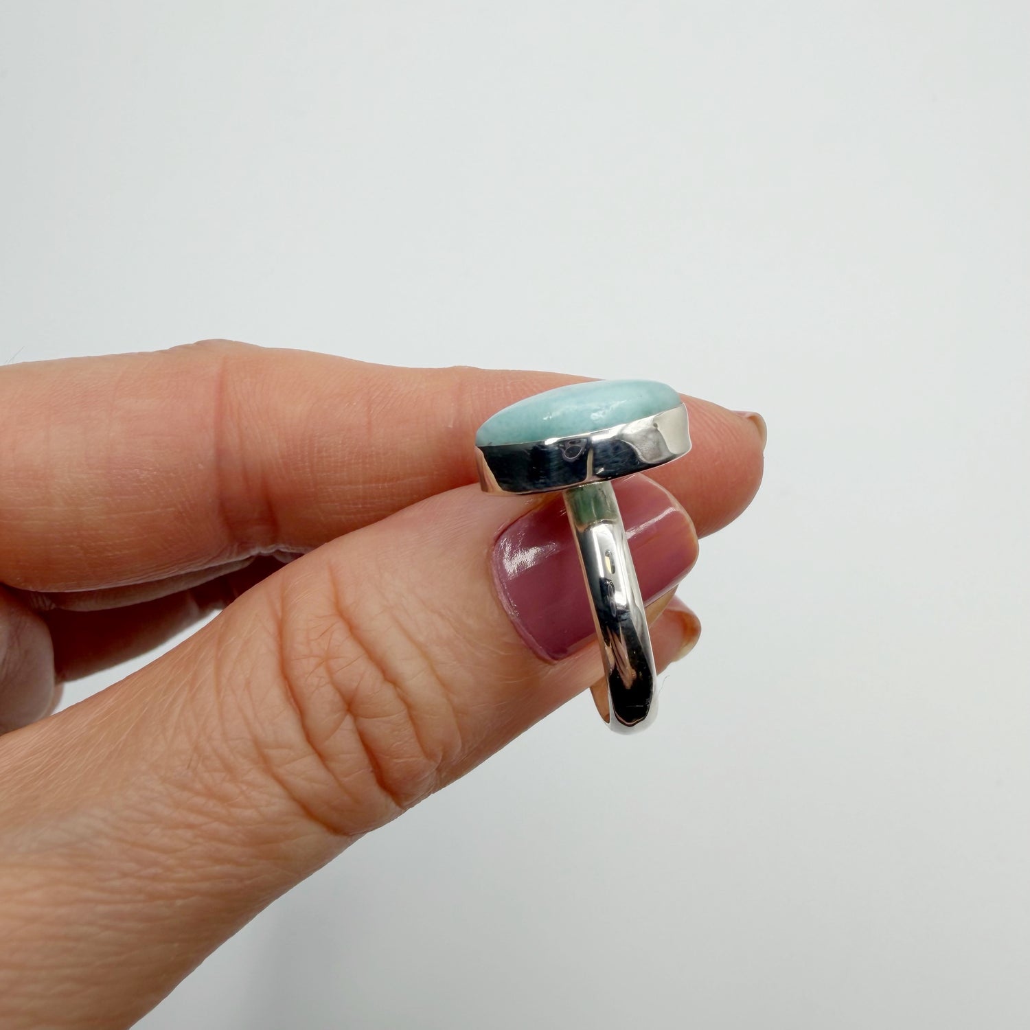 Anello Larimar e Topazio - Argento 925