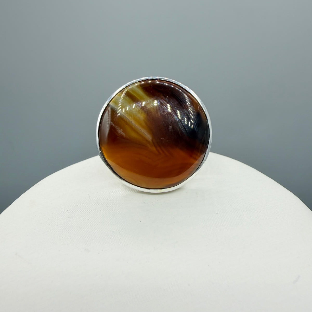 Anello Occhio di Shiva - Argento 925 - Tondo