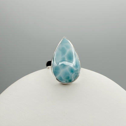 Anello Larimar Argento 925 - a Goccia