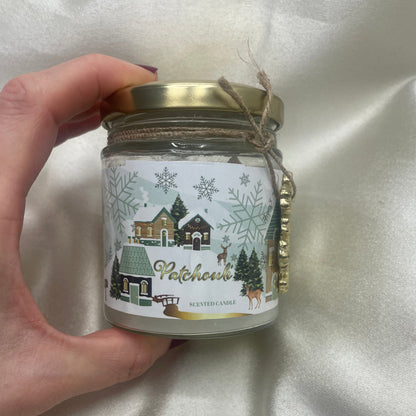 Candela con Cristalli Portafortuna
