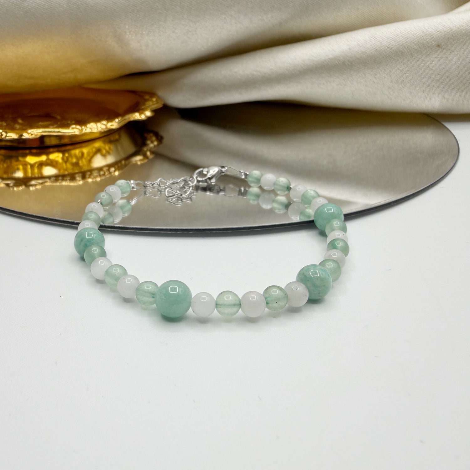 Bracciale Sblocca la Fortuna - Amazzonite, Labradorite, Avventurina - LIMITED EDITION