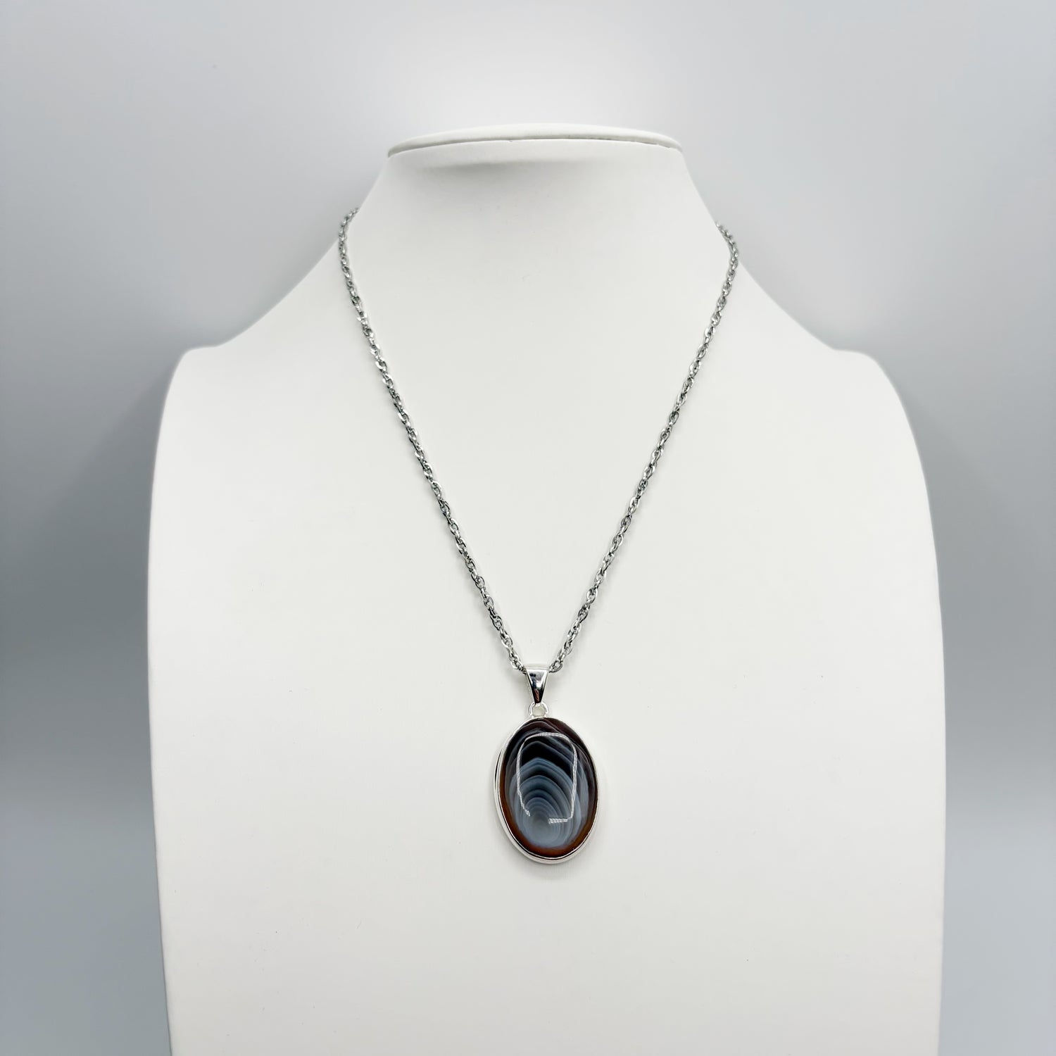 Ciondolo Occhio di Shiva Argento 925 - Ovale