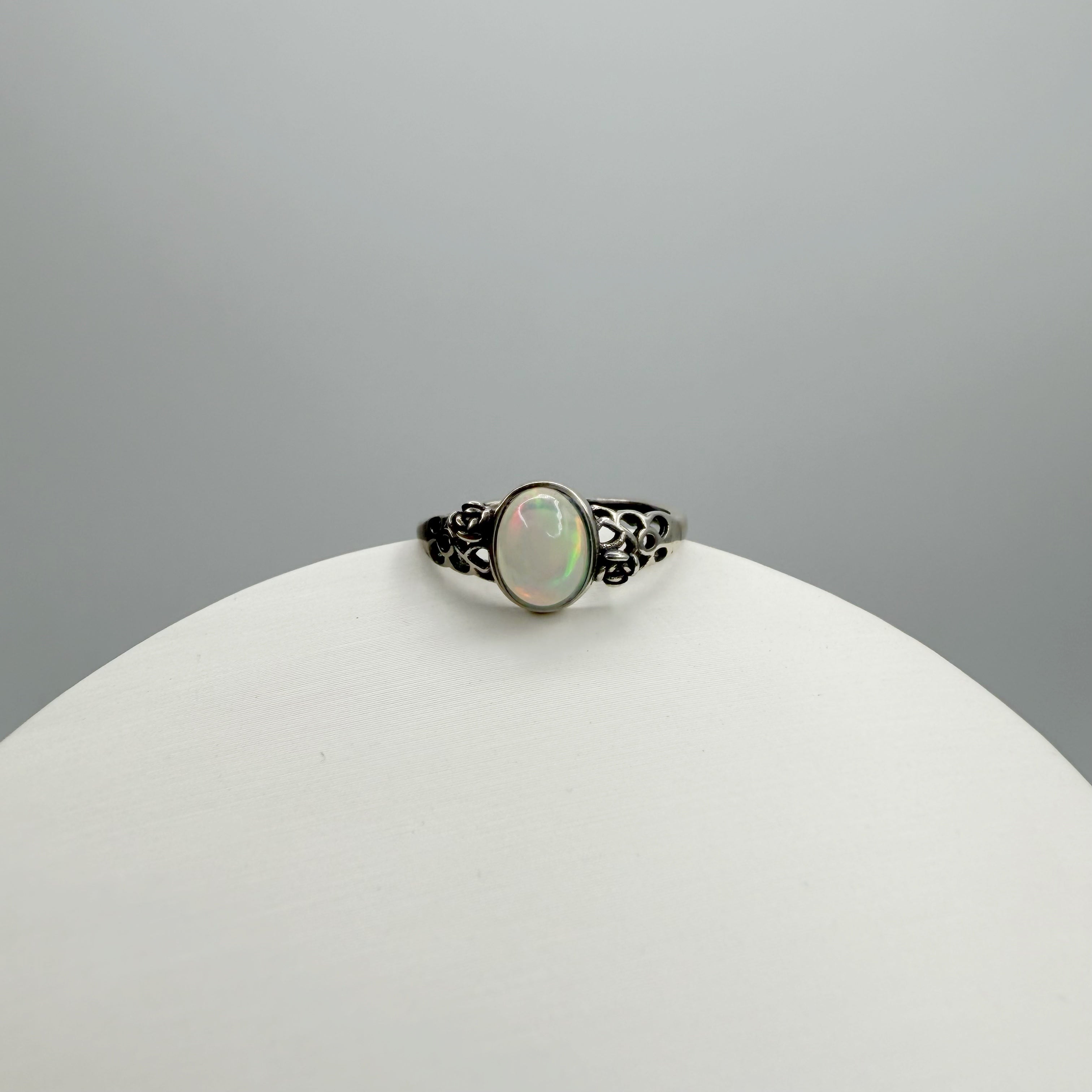 Anello Opale Etiope - Argento 925
