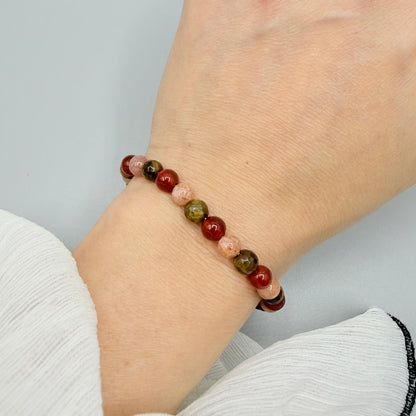 Bracciale Fortuna e Successo - Corniola, Occhio di Tigre, Pietra del Sole - LIMITED EDITION