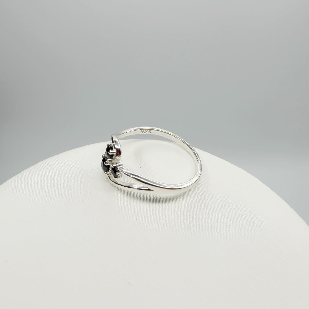Anello Trilogy Tormalina Nera | Argento 925 - NON REGOLABILE