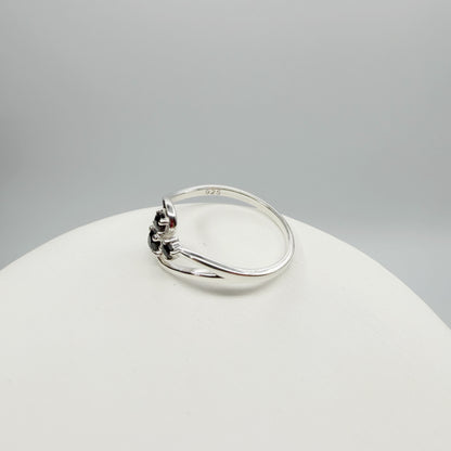 Anello Trilogy Tormalina Nera | Argento 925 - NON REGOLABILE