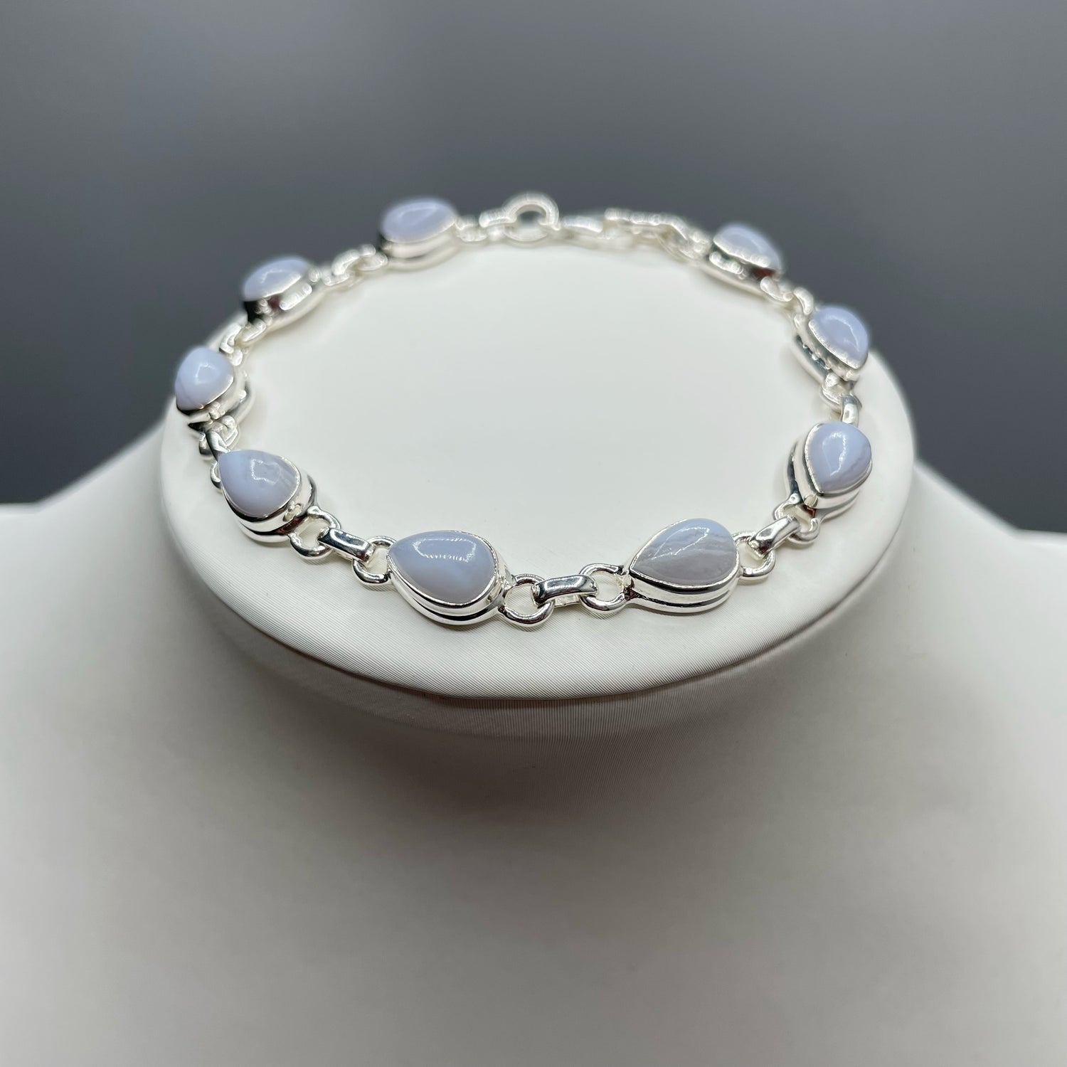 Bracciale Calcedonio e Argento 925