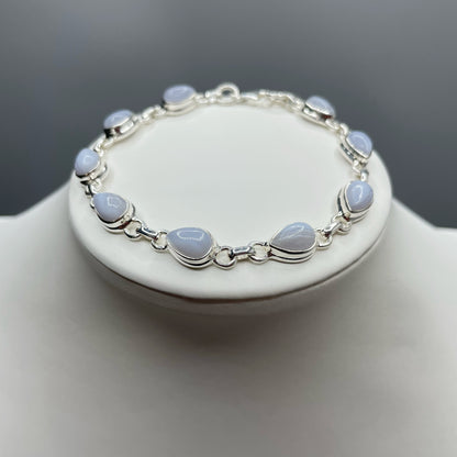 Bracciale Calcedonio e Argento 925