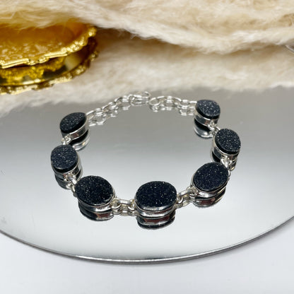 Bracciale Drusa di Onice e Argento 925