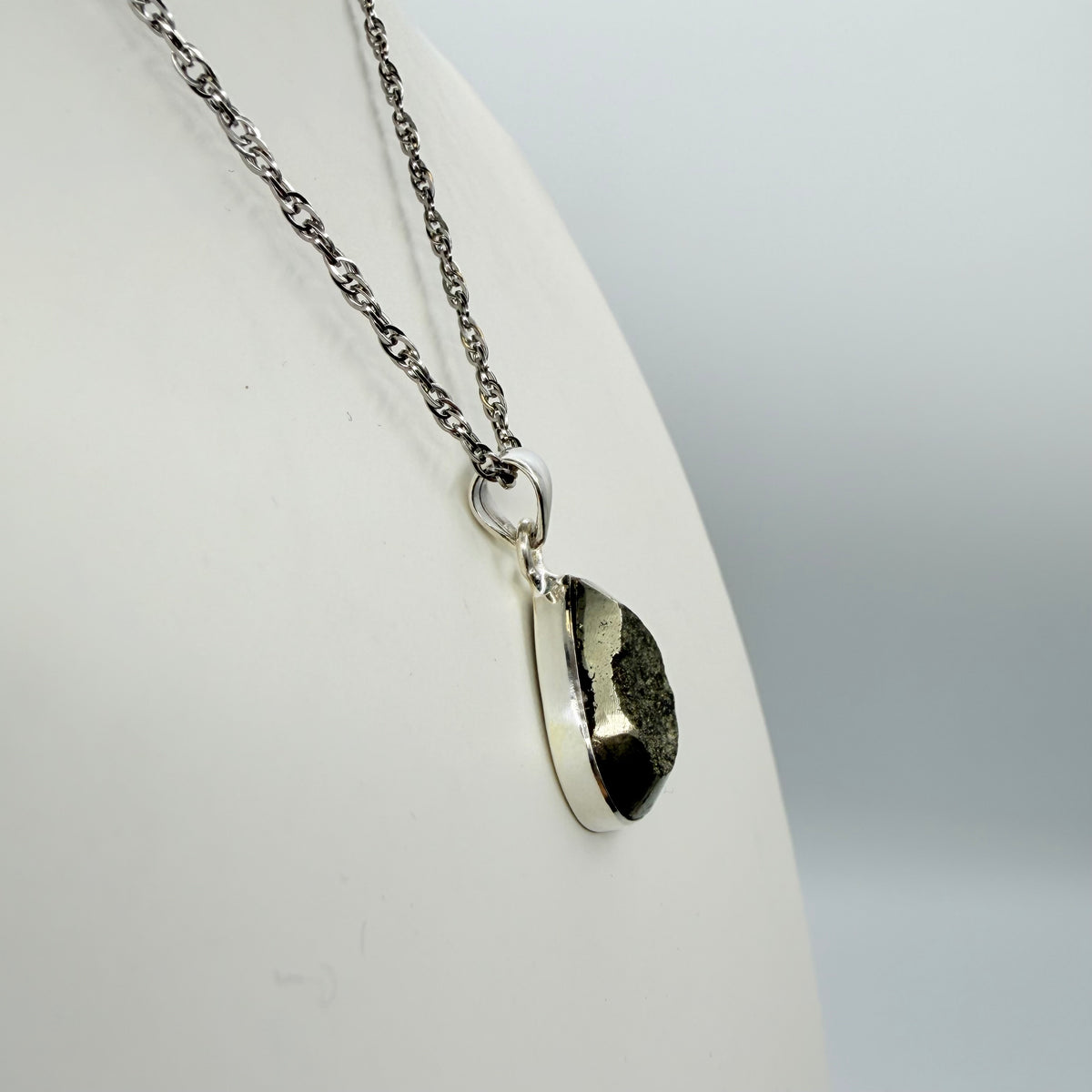 Ciondolo Pirite Grezza - Argento 925
