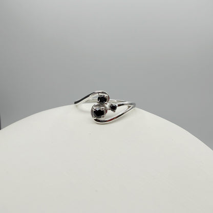 Anello Trilogy Tormalina Nera | Argento 925 - NON REGOLABILE