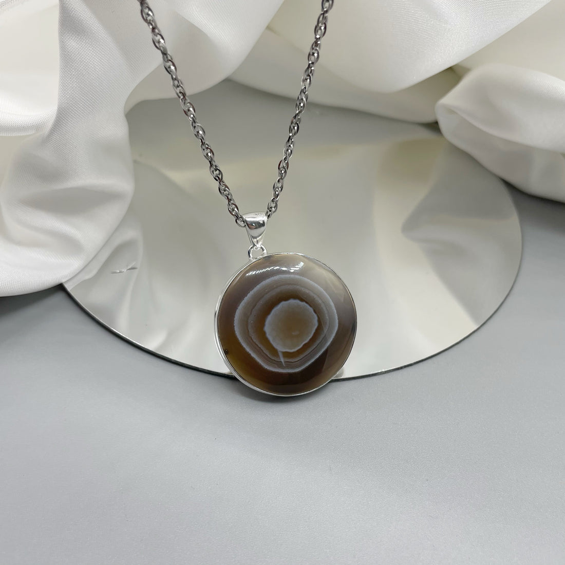 Ciondolo Occhio di Shiva Tondo - Argento 925