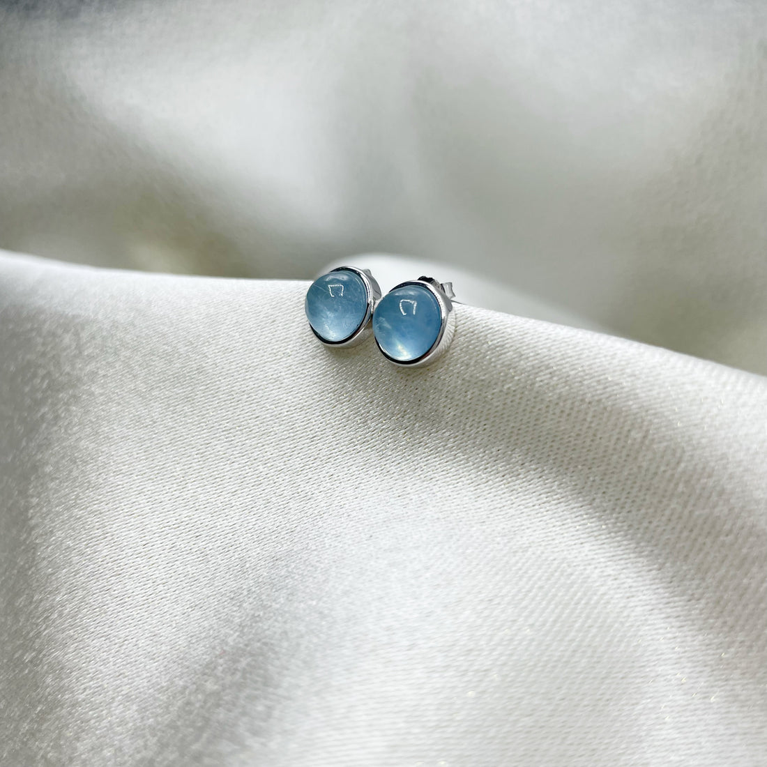 Orecchini a Lobo Acquamarina - Argento 925