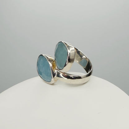 Anello Acquamarina e Argento 925