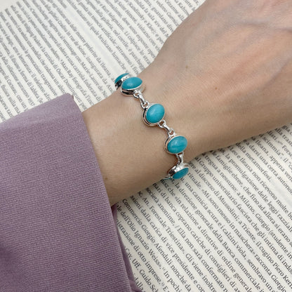 Bracciale Amazzonite e Argento 925