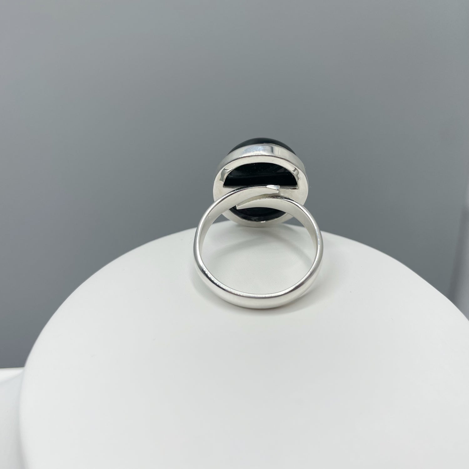 Anello Onice nero e Argento 925