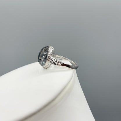 Anello Super 7 Ovale e Argento 925