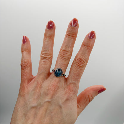 Anello Acquamarina e Argento 925