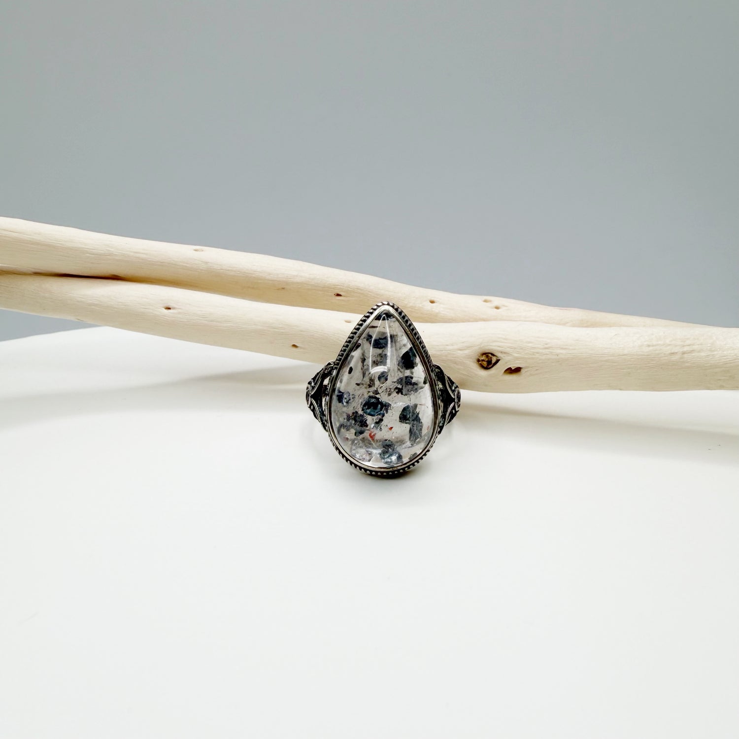 Anello Super 7 e Argento 925 - a goccia - DA PUBBLICARE