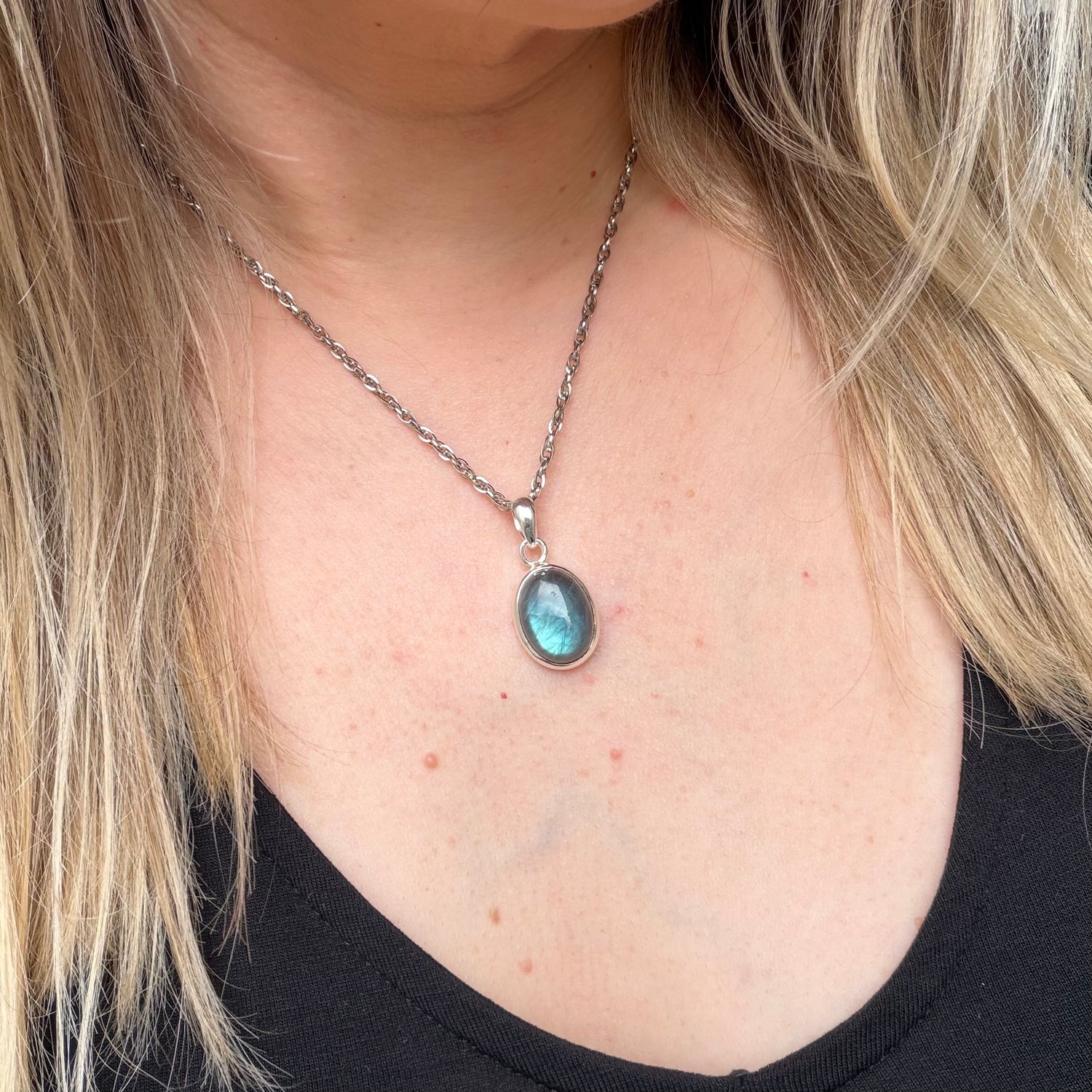 Ciondolo Labradorite Argento 925