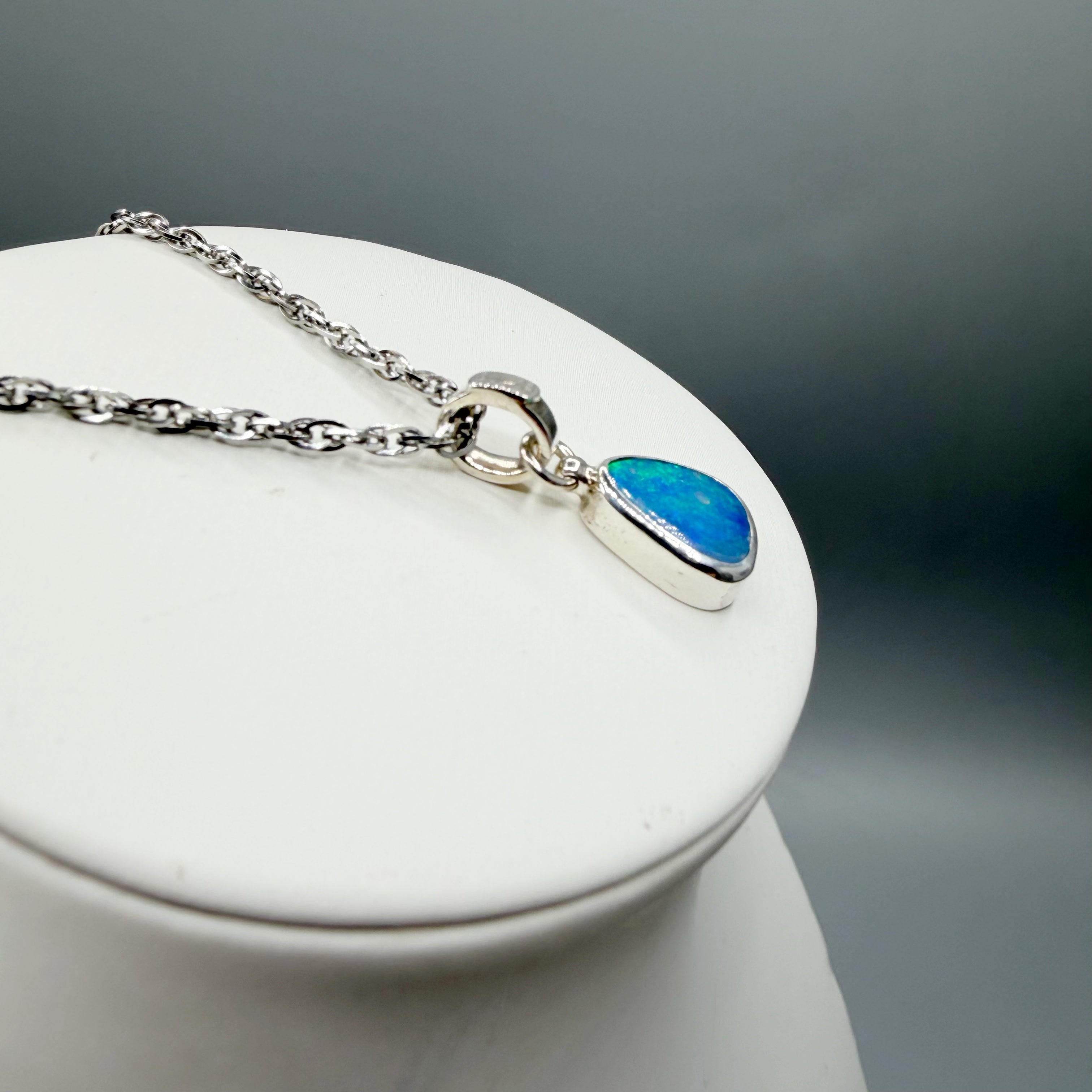 Ciondolo Opale Australiano - Argento 925