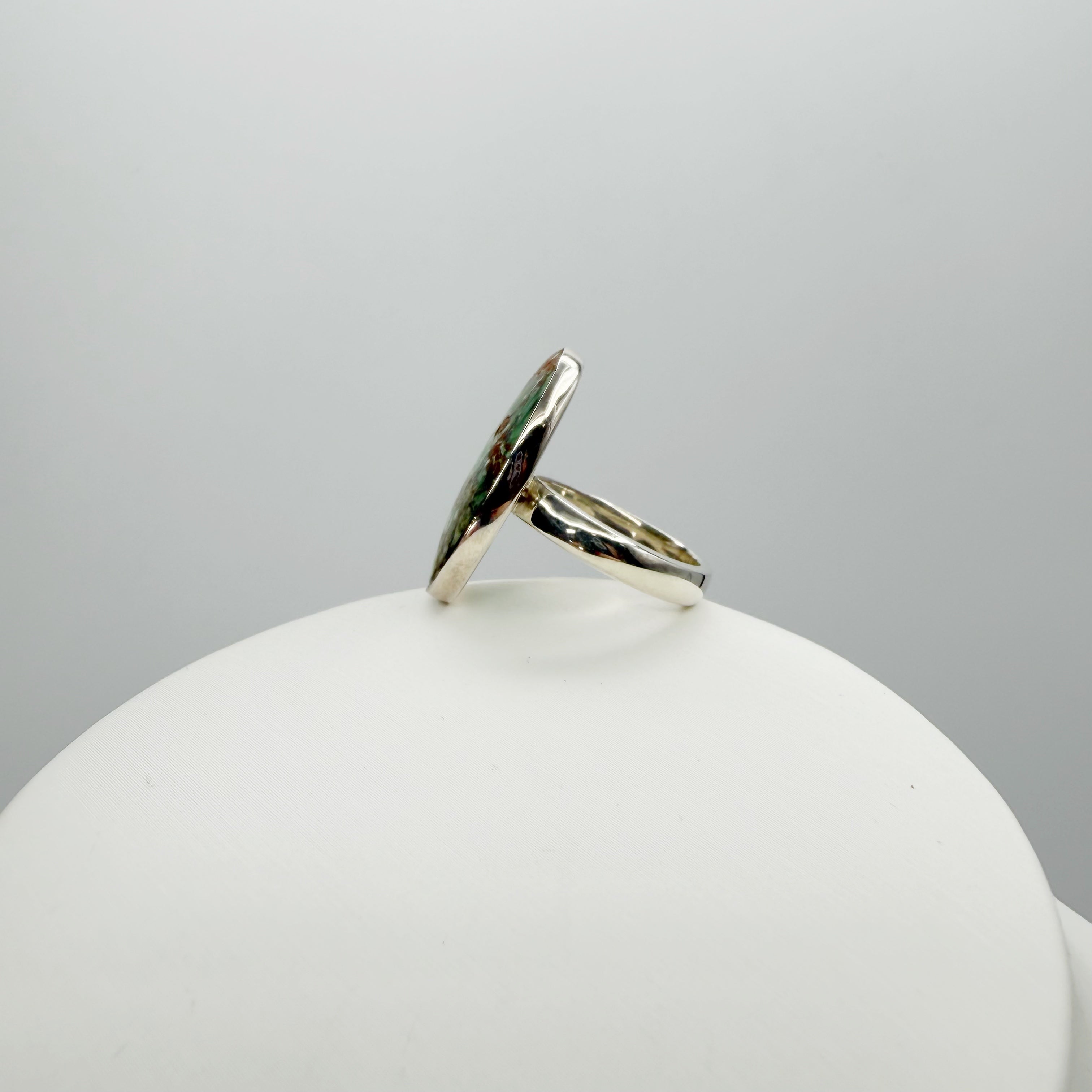 Anello Variscite e Argento 925 - Ovale