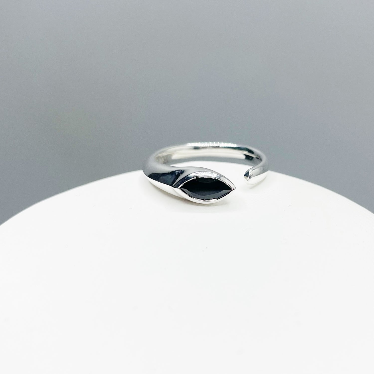 Anello Tormalina a Goccia - Argento 925