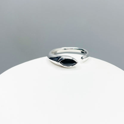 Anello Tormalina a Goccia - Argento 925