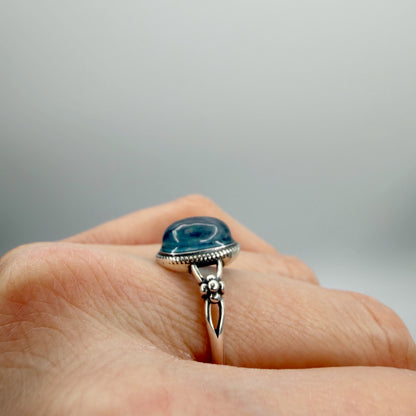 Anello Acquamarina e Argento 925