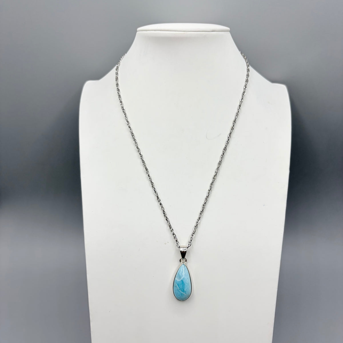 Ciondolo Larimar Argento 925 - a Goccia