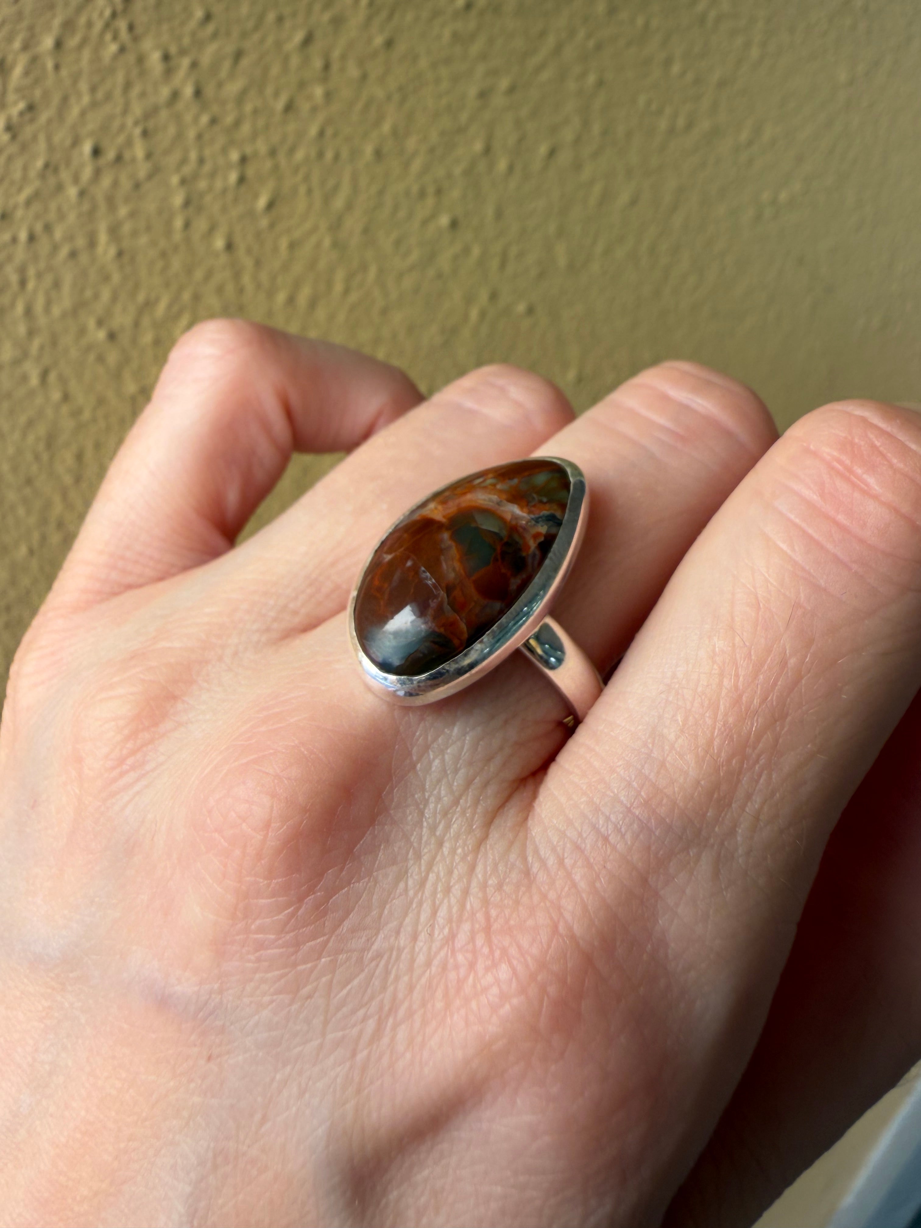 Anello Diaspro Argento 925