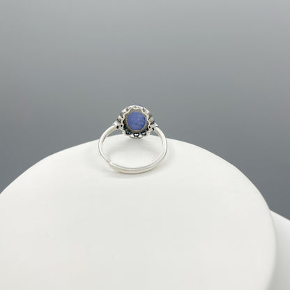 Anello Tanzanite e Argento 925 - Vintage