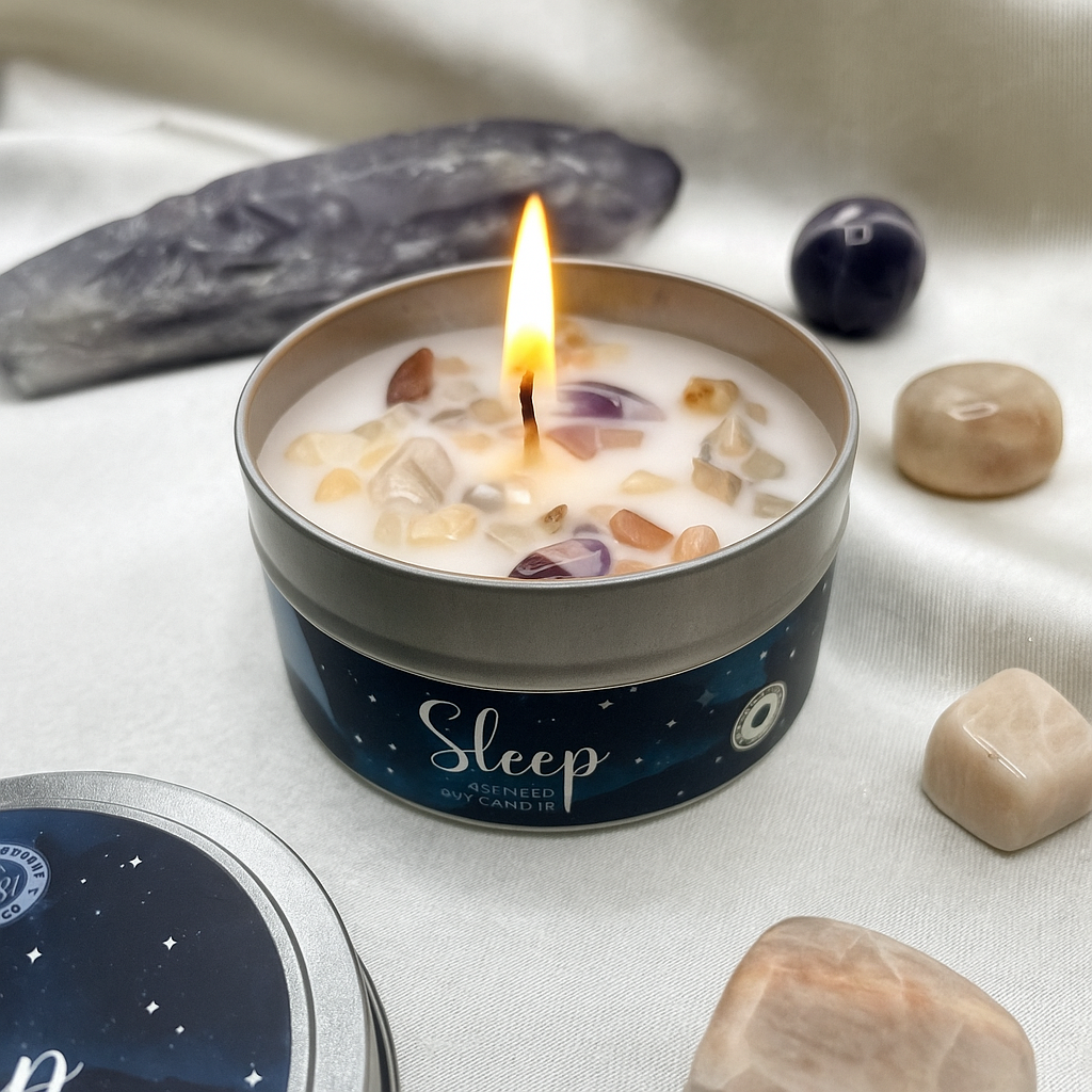 Candela Sonni Tranquilli - Ametista e Pietra di Luna - PICCOLA