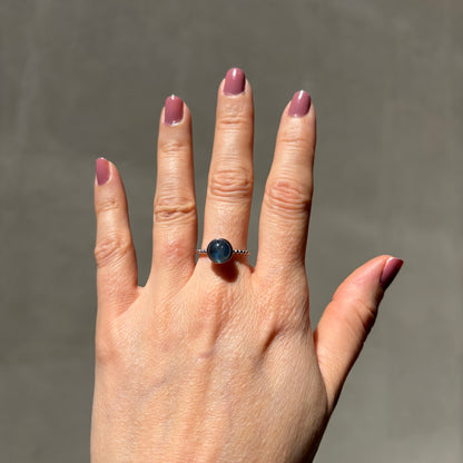Anello Labradorite Sfera - Argento 925